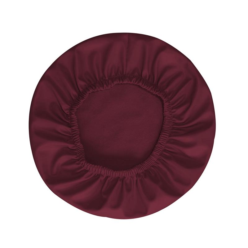 Pu Leather Round Chair Cover Waterproof Elastic Lifting Footstool Covers 360 Degree All Inclusive Bar Stool Seat Cushion Cover