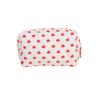 Heart Shape Travel Cosmetic Bag With Cotton Material For Women And Girls