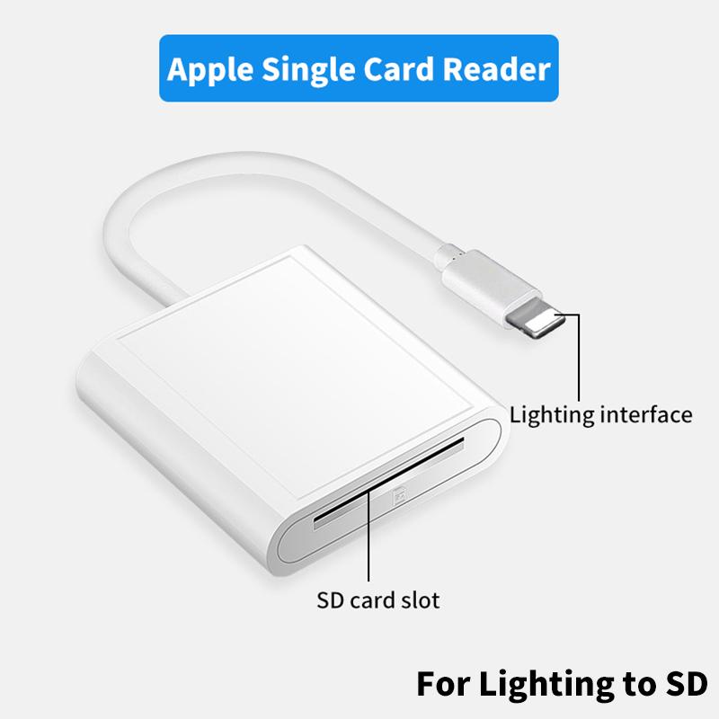 

3в1 Otg адаптер для Lighting Type-C на TF SD USB кард-ридер для Macbook Apple Iphone Huawei Xiaomi Camera Photo Data Converter