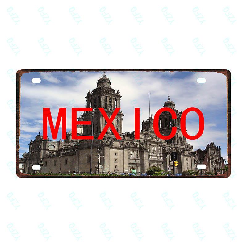 30X15cm City County Sign Plaque Metal Vintage Travel Souvenir Wall Home Cafe Shop Restaurant Decoration  Poster Cuadros DC-0085B