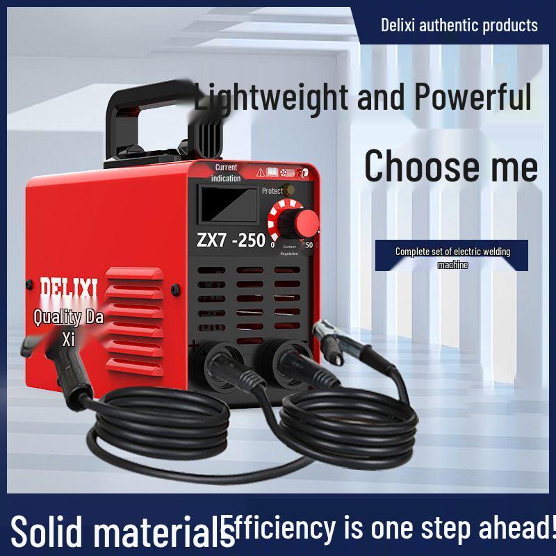 Delixi 250 Mini Electric Welder, 220V Handheld for Home Use