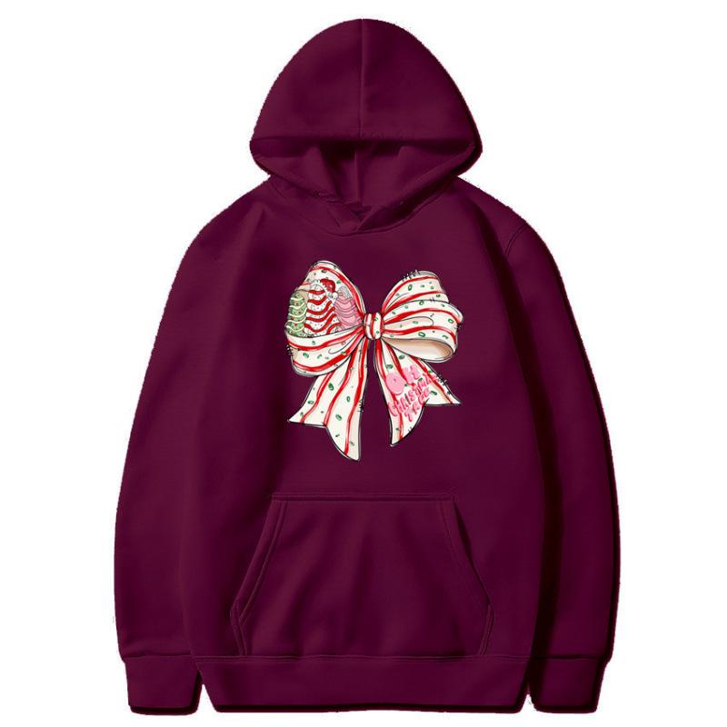 Autumn/Winter Couple's Printed Christmas Hoodie for Men and Women