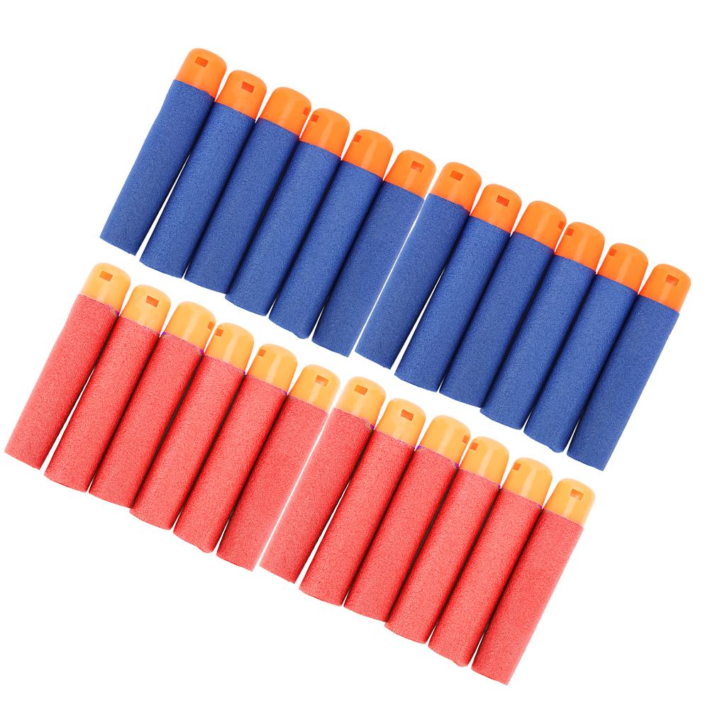 10 Stück EVA-Kugeln Scharfschützenpfeife für Kinderstrahlspielzeugpistole Weichschaum-Nachfüllung 9,5 cm