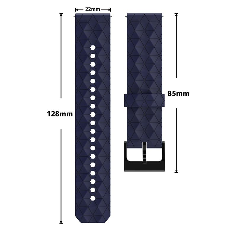 Silicone 22mm Strap For Huawei GT 2 3 4 46mm WristStrap For Huawei Watch3 GT4 GT2 Pro GT2e Magic2 Bracelet Football Pattern Band