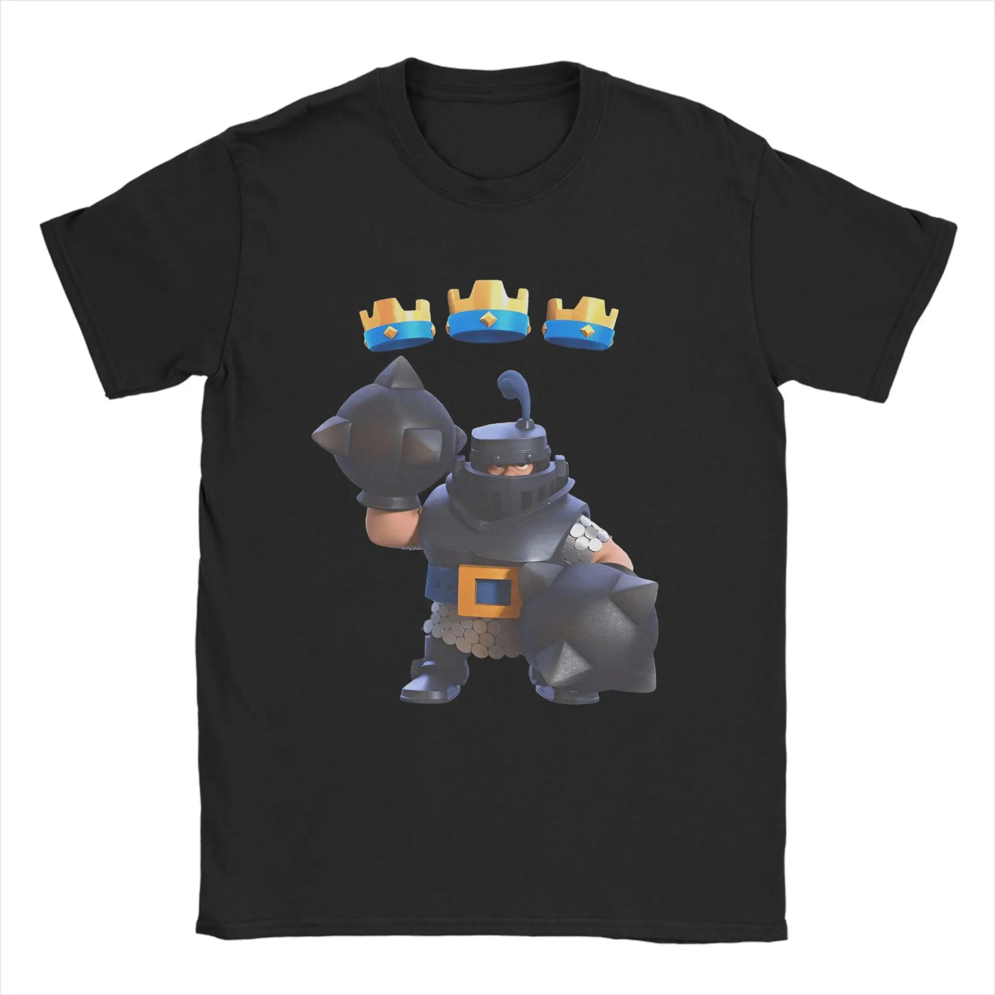 

R-Royales Футболка з тематикою П.Е.К.К.А з Clash of Clans для чоловіків, літня, Харадзюку, повсякденна, з коротким рукавом, смішні бавовняні топи з принтом L