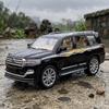 1:24 Toyota Land Cruiser Off Road SUV Alloy Metal Diecast Model Car Home Decoration Desktop Display Ornament High Simulation Toy
