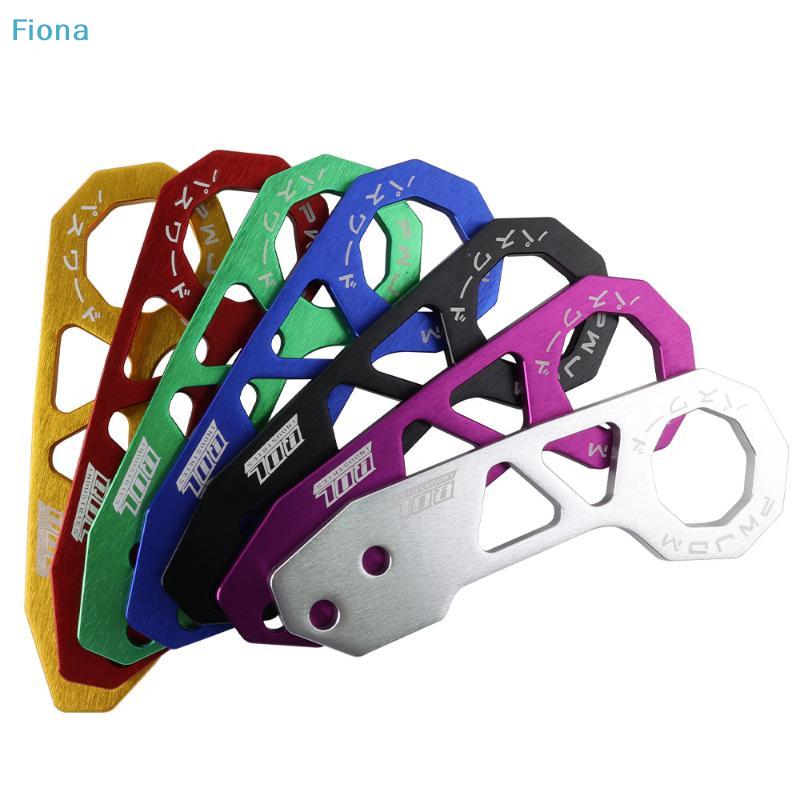 JDM Style Universal Car Rear Tow Hook, CNC Machined Aluminum Alloy Tow Hook with Mounting Brackets & Bolts
