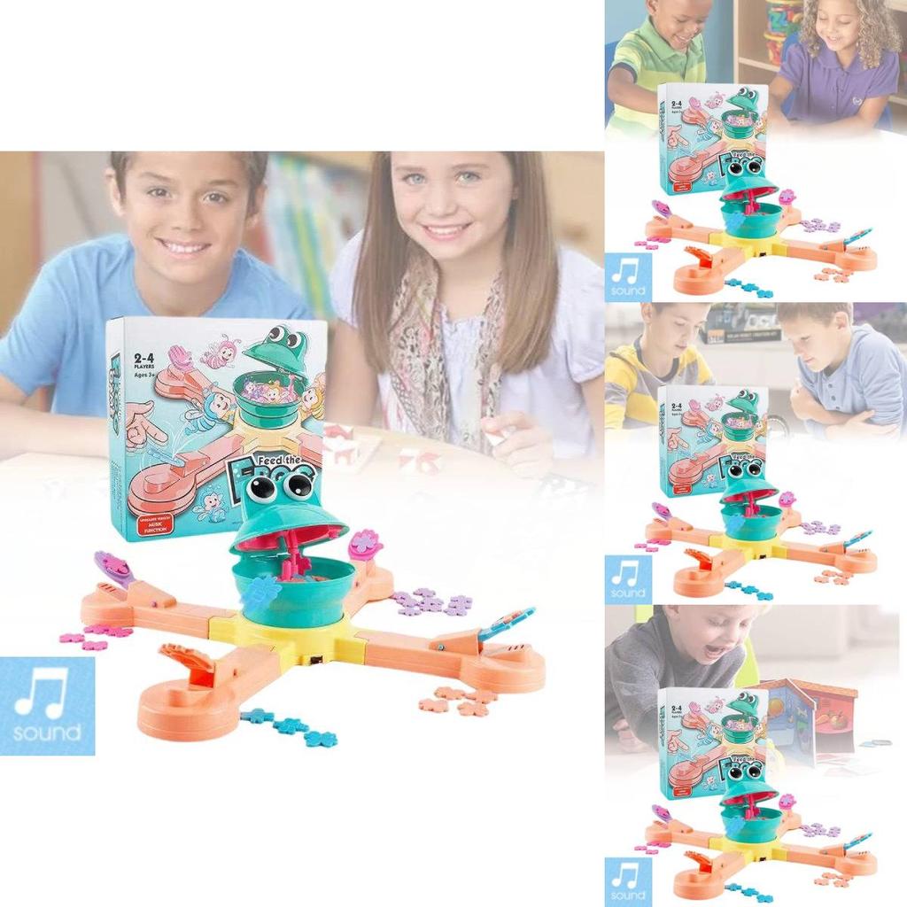 Colorful Electric Frog Adventure Game For Fun Interactive Dinosaur Feeding Play
