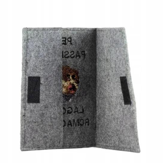 Romagna Water Dog, Lagotto Romagnolo - Dog Passport Case, Document Case, Gift for the Traveller from the Art-Dog Brand