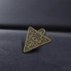 Yu-Gi-Oh! Millennium Puzzle Brooch: Pyramid-Shaped Metal Jigsaw Pin Accessory