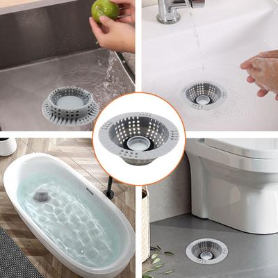 Yousheng Badewannen-Abflussfiltereinsatz Stöpsel Haarsammler Beschwertes Design Badewannenabfluss Haarfang Bodenabfluss Verstopfungslösung