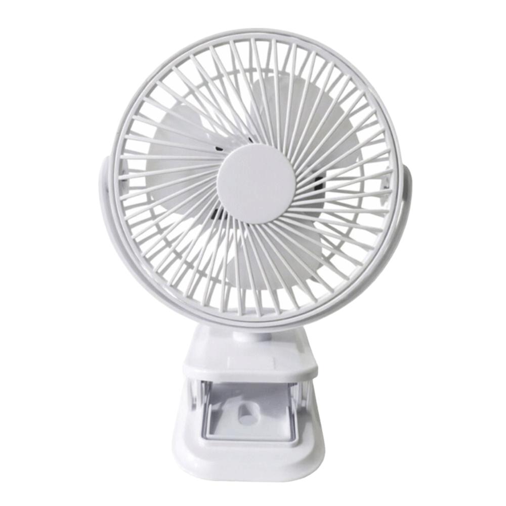 High Airflow Rechargeable Silent Fan Light USB Rechargeable Mini Wind Fan  Dorm Bed