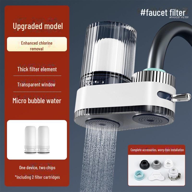 

Очиститель воды для кухонного крана Фильтр для дехлорирования и защиты от брызг Series A Filter