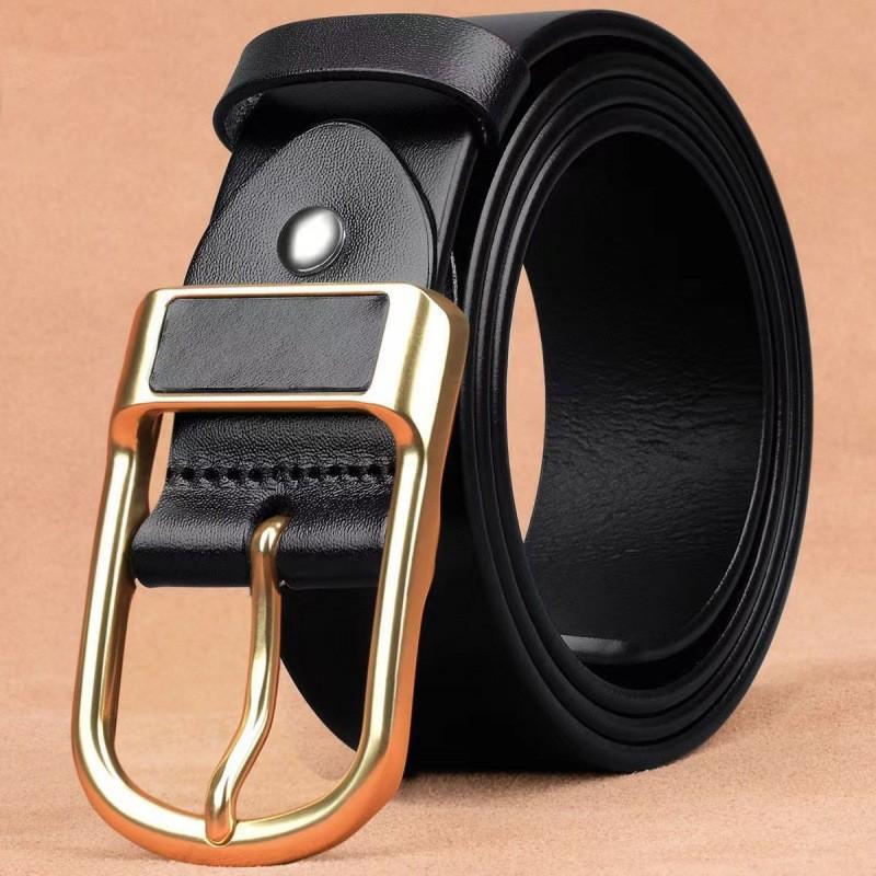 Trendy Unisex 2024 Automatic Waist Belt With Highquality Pin Buckle For Fashion
