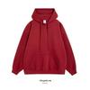 Unisex Drop Shoulder Solid Color Hoodie Pullover - Spring & Autumn Long Sleeve Sweatshirt