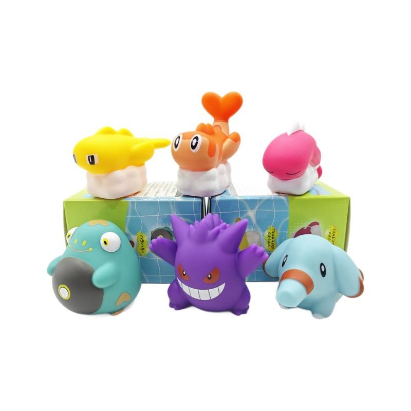 Cute Pvc Soft Gel Blind Box Figures Including Little Elephants And Electric Belly Frogs