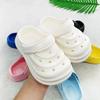 EVA New Children's Hole Shoes Summer Wear Cute Cartoon Soft Sole Non-slip Girls Bag Head Sandals Drag