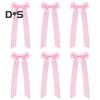 6 Pcs Candlestick Bow Decor Large Candle Holder Ribbon Bows Dining Table Centerpieces for Gift Wrapping Wedding Bridal Shower Bachelorette Party Decor