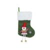 Santa Christmas Hanging Socks Bag For Tree Fireplaces Home Party Decoration Hanging Socks Candy Gift Bag For Home Fireplaces