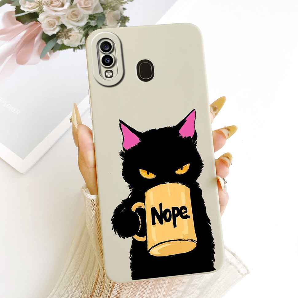 Flower Painted Cover For Samsung Galaxy A20s A20 A20e Luxury Girl Phone Cases For Samsung A20 A 20 s 20e A20s Soft Funda