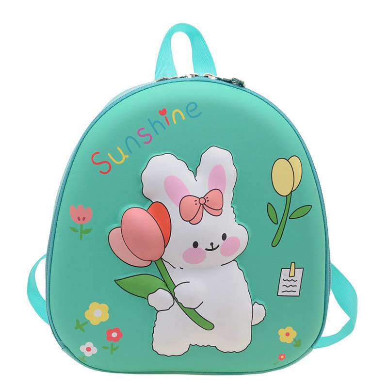 Colorful 3d Cartoon Rabbit Toddler Backpack With Eva Material For School