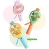 Pineapple Carrot Handheld Fan Press Misting Summer Cooling Fan Lightweight Portable Travel Outdoor Manual Mist Spray Personal Fan
