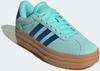 Женские кроссовки Adidas VL Court Bold бирюзовые/темно-синие