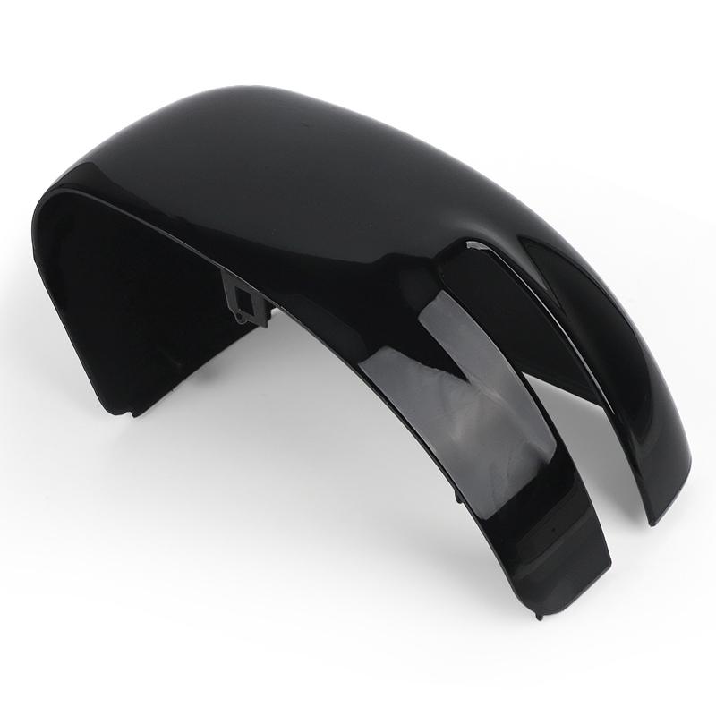 Door Wing Side Mirror Cover For Jeep Renegade 2015- Gloss Black Rear View Mirror Housing With Turn Signal Light Style