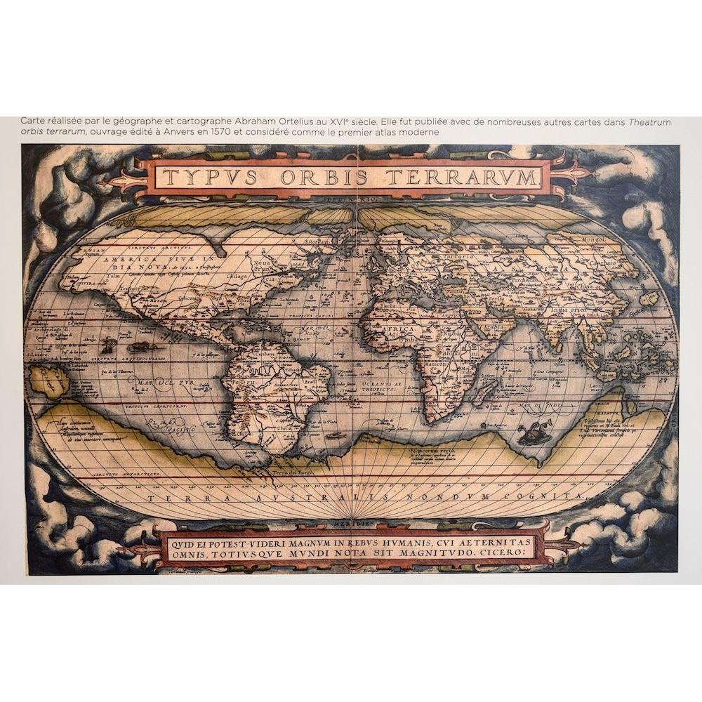 Tapestry Vintage World Map Retro Map 75x100