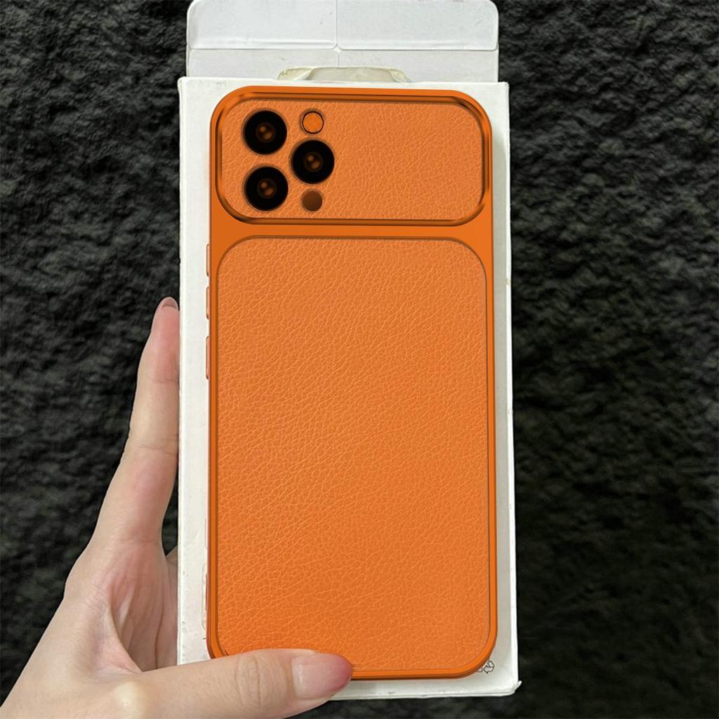 Premium Executive Leather Case for iPhone 12 ProMax Pro 11 Large Window Lens Protector Cover