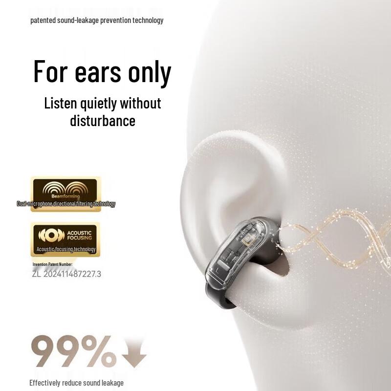 Saina S9S AI Open-Ear Clip Bluetooth Headset