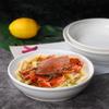 Chili Fish Head Deep Soup Ceramic Plate - Versatile Dinnerware for Home and Hotel
