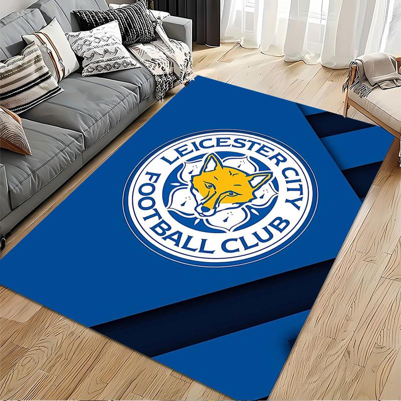 Leicester City Fox Logo Carpet suitable as a non-slip mat for the living room or bedroom sofa