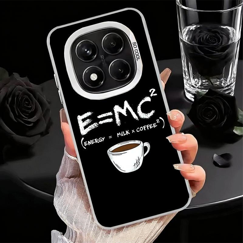 Black Coffee Fashion Style Soft Phone Case for Samsung Galaxy S24 S25 FE S26 Edge S23 Ultra S22 Plus S21 + Shockproof Cover Back