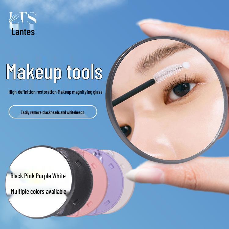 Lusterko powiększające z przyssawką 5x/10x/15x: Narzędzie kosmetyczne wysokiej rozdzielczości do makijażu, usuwania zaskórników i wyciskania pryszczy