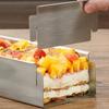 Tiramisu Muffin Pan Stainless Steel Cheesecake Pan Baking Mould Rectangle Cake Pan For Birthday Cake Cake Bread Chiffon Tiramisu