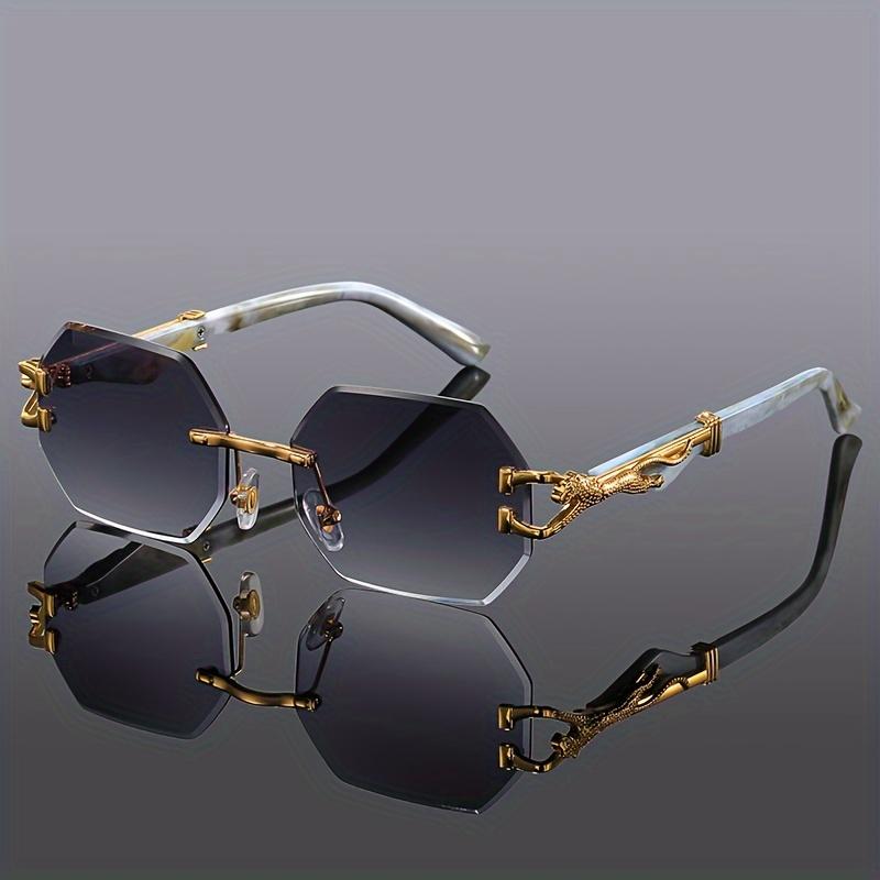 Gafas Deportivas con Estampado de Leopardo Geométrico para Mujer, Montura Compuesta Ligera y Duradera, Gafas de Streetwear de Moda