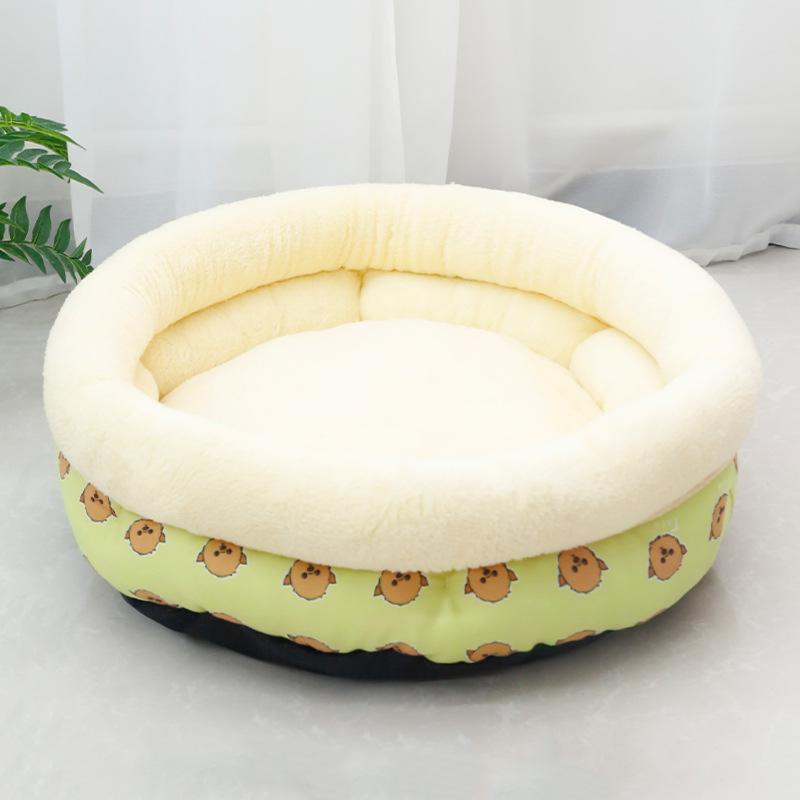 Pet Litter Cat Stepping Milk Litter High Windproof Kitten Litter Teddy Dog Sleeping Litter Round Height Thick Universal Litter Mat