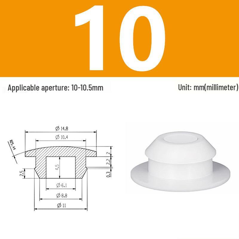 High-Temp Resistant Silicone Rubber Stopper with Card Slot Sealing Cap