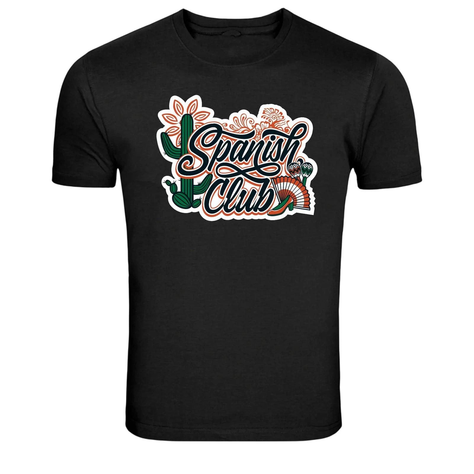 Spanish Club Fiesta Cactus Graphic T Shirt Latino Style Tee L