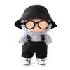 Doll Clothes Set for 15/17cm La Bubu Overalls Glasses Hats And Shoes Set Stylish Dolls Wardrobe Accessories