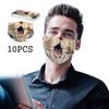 Adult Funny Animals Printing Three Layer Protective Breathable Mask