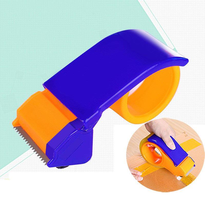 Transparent Handheld Tape Dispenser for Sealing and Packaging