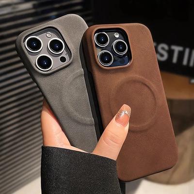 Cortex Magsafe Wireless Charge Phone Case For iPhone 12 13 14 15 16 Pro Max Plus Magnetic Bumper Cover