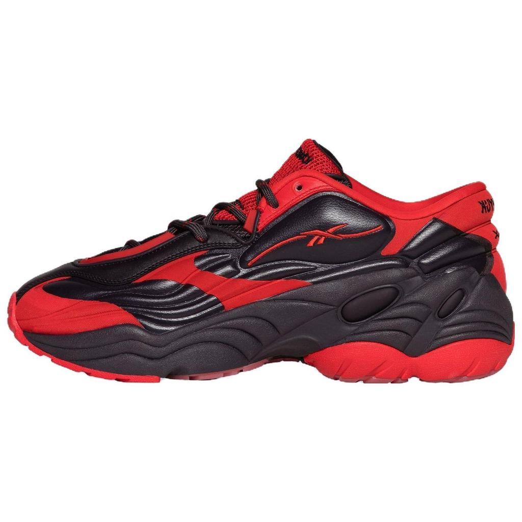 Kanghyuk X Reebok Comfortable Versatile Mesh Synthetic Leather Low-Top Running Shoes Unisex Sneaker Black Red 20975280