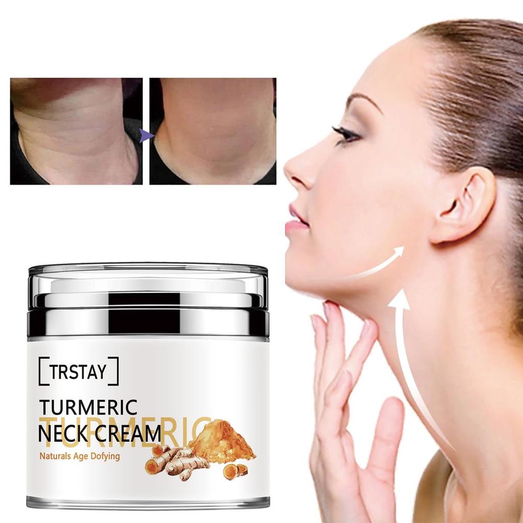 High-performance moisturizing neck cream repairs, soothes and hydrates and smooths the skin