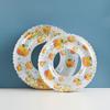 And Adult Childrens Swimming Circle Thickened Sequin Cartoon Fruit Pattern Duck