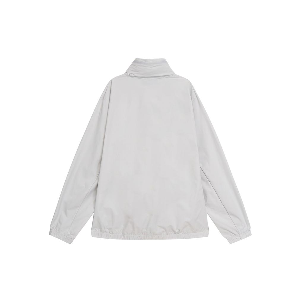 Under Armour Windbreaker Zip-Up Hoodie Solid Color Small Logo Long Sleeve Jacket Unisex Jackets Gray 24500401-009