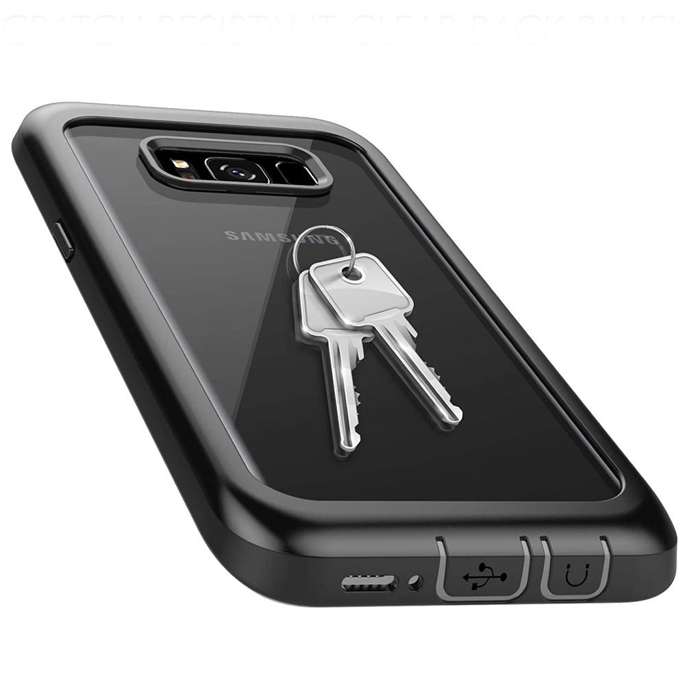 Case for Samsung Galaxy S8+ Plus, Shockproof, with Foil, Black