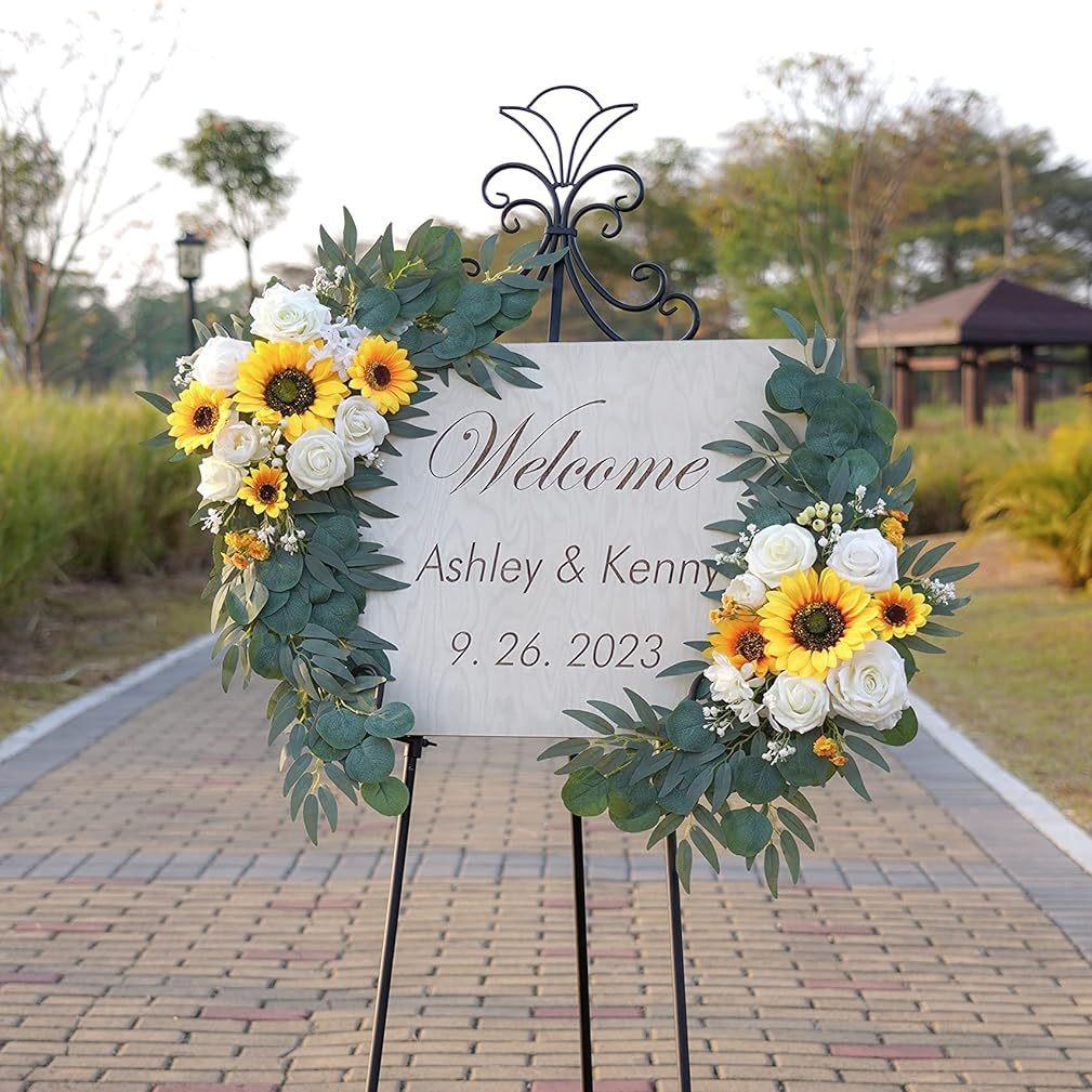 Wedding Welcome Decoration Flower Vine Simulation Flower Peony Door Hanging Fake Flower Peony Flower Vine Decoration